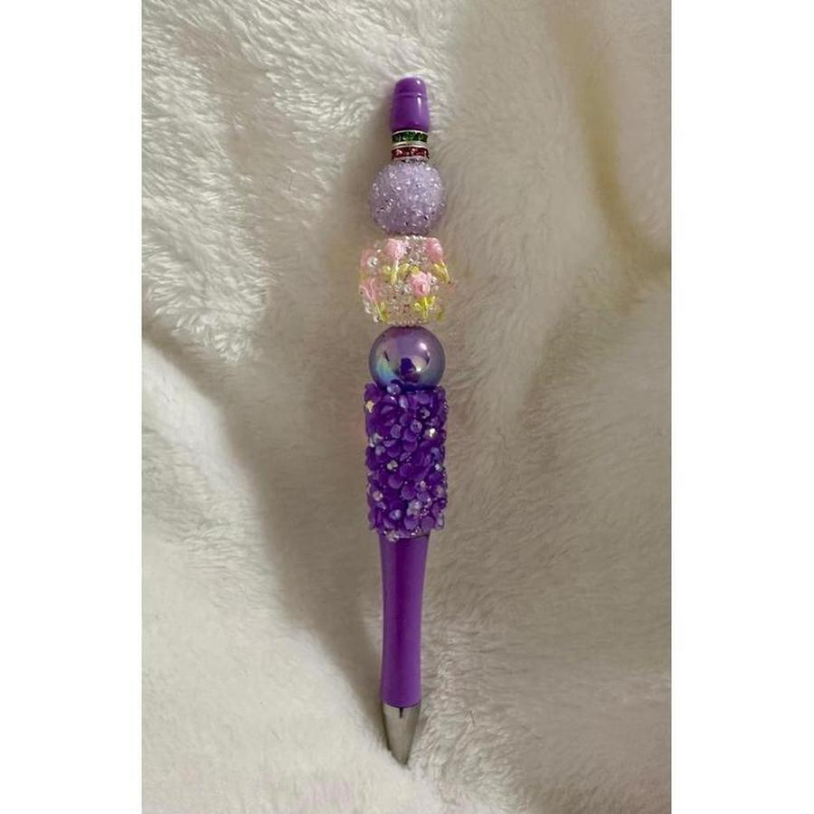 Lavender Dreams Beaded Pen