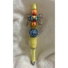 Lemon Orange Beaded Pen