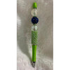 Lime Green Disco Beaded Pen