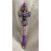 Marvelous in Purple Floral Bow Beaded Pen