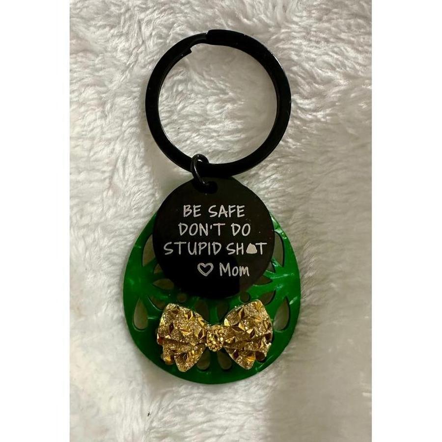 Mom Repurposed Keychain