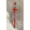 Orange Doggie Beaded Pen