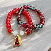 Peanut Charm 2-Piece Bracelet Set