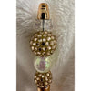 Pearlized Gold Beaded Pen