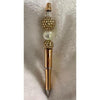 Pearlized Gold Beaded Pen