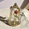 Victorian-Inspired Rose-In-A-Bottle Brooch