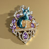 Vintage-Inspired Baroque Cat Brooch