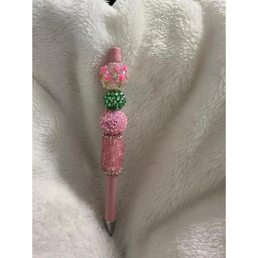 Pink Bling Sugar Beaded Pen