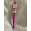 Pink Capybara Beaded Pen