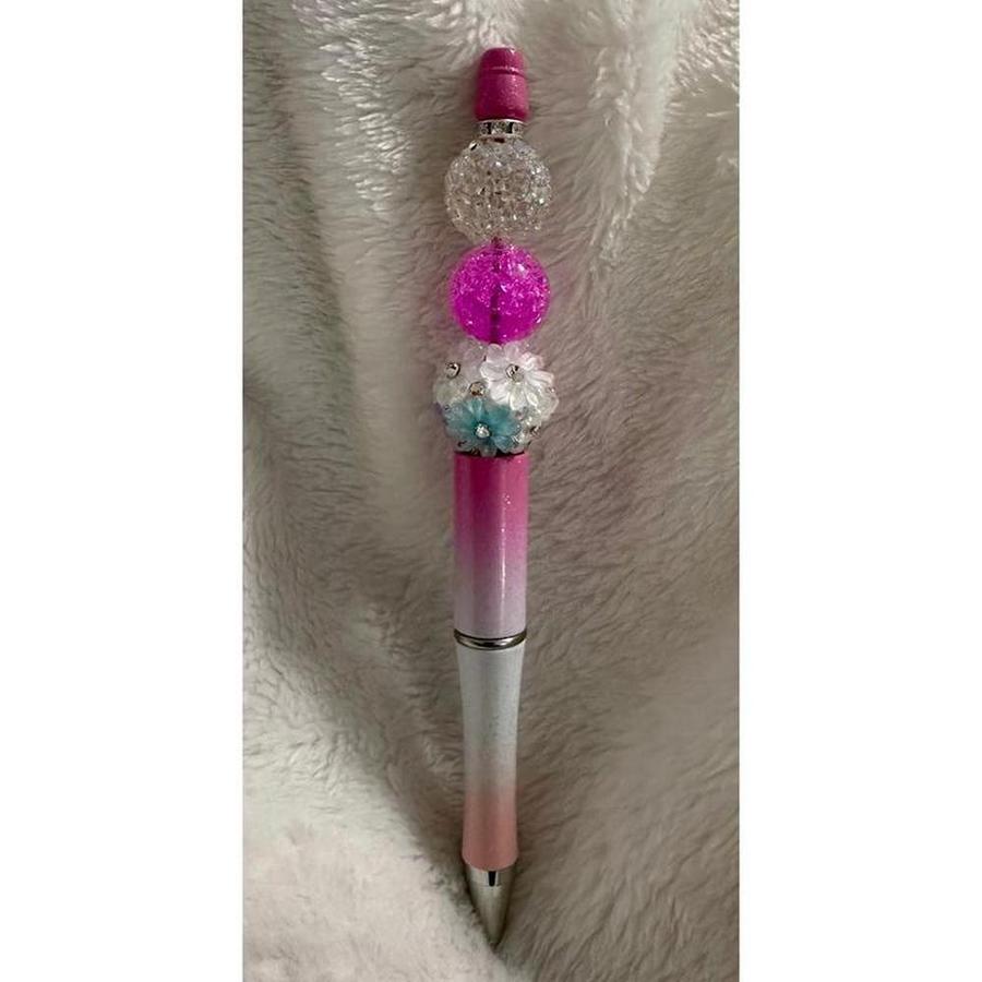 Pink Gradient Sugar Bead Pen
