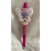 Pink Sugar Bear Fairy Beaded Pen
