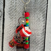 Red Chap Stick Holder Keychain