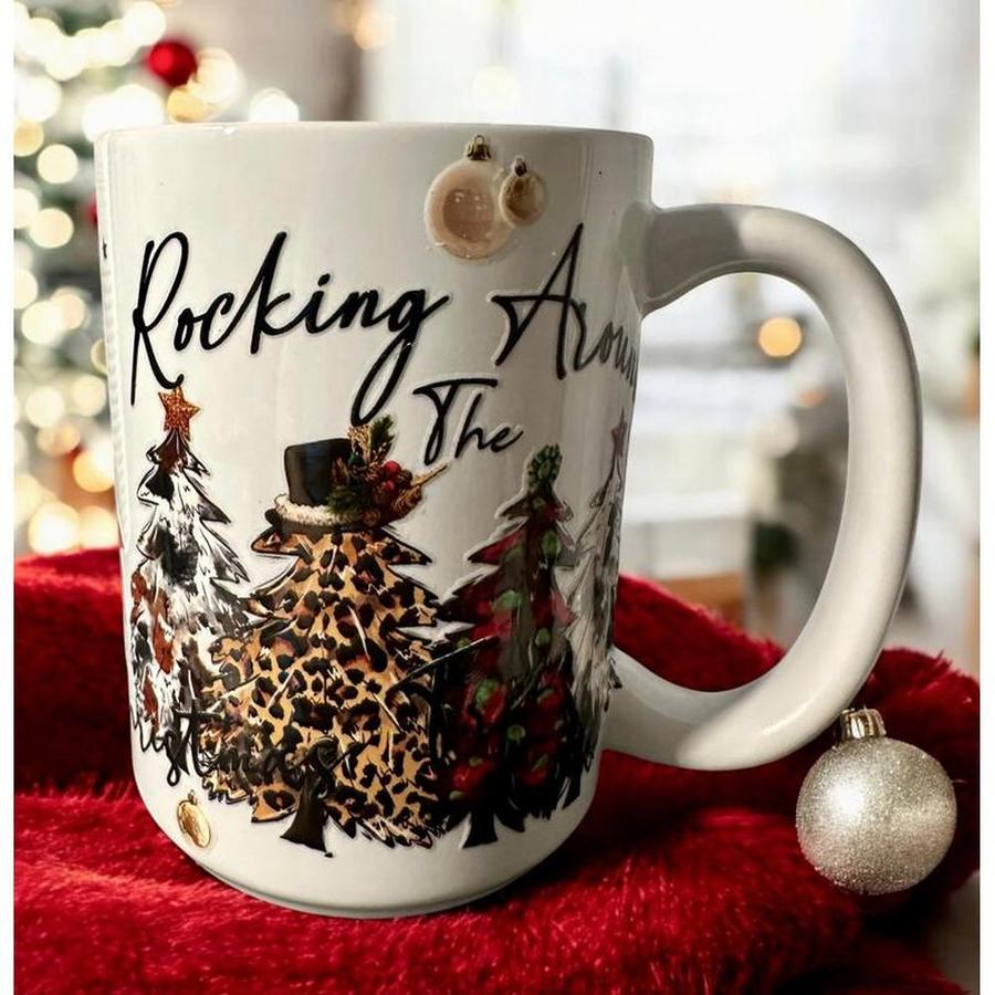 'Rocking Around the Christmas Tree' 15 oz. Ceramic Mug