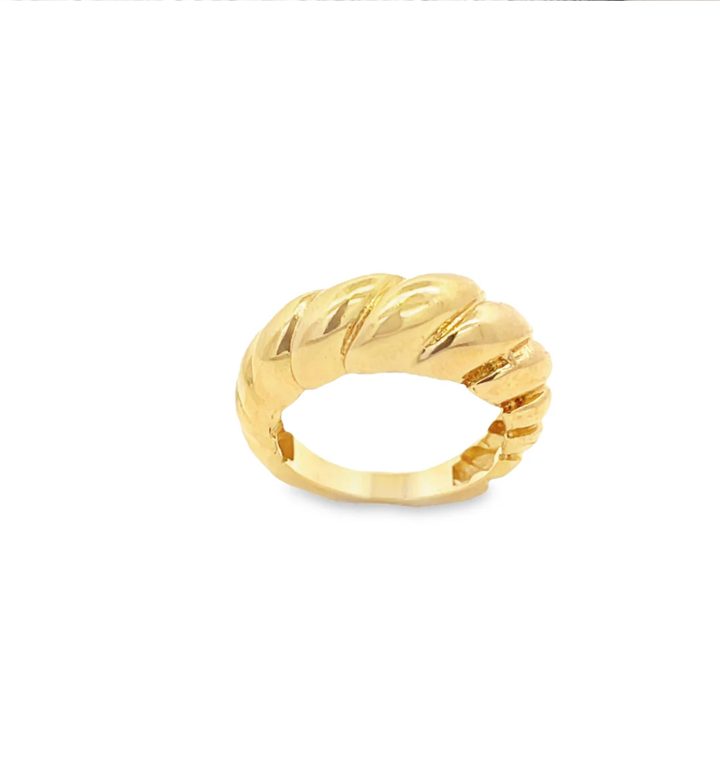 Golden Spinelli Ring Stack