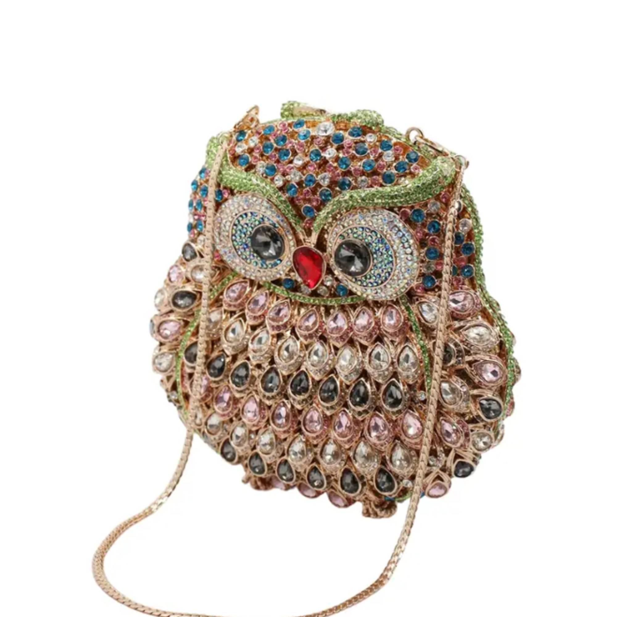 September's Give-away! Rhinestone Embellished Owl Clutch