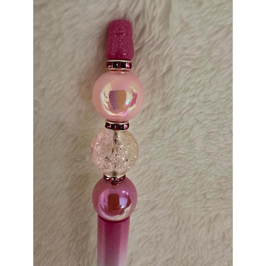 Sherbet Pink Beaded Pen