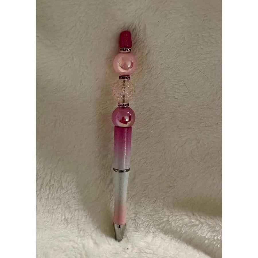 Sherbet Pink Beaded Pen