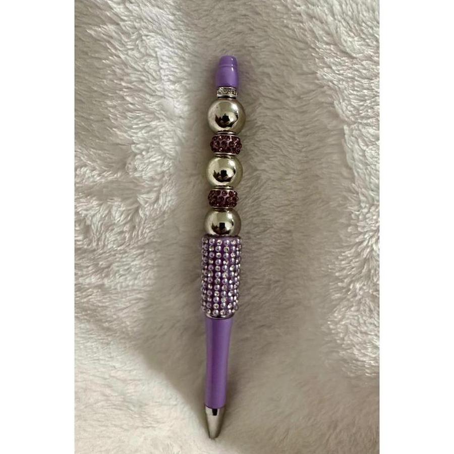 Silver Sierra Beaded Pen