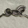 Silver-tone Roman Horse Brooch