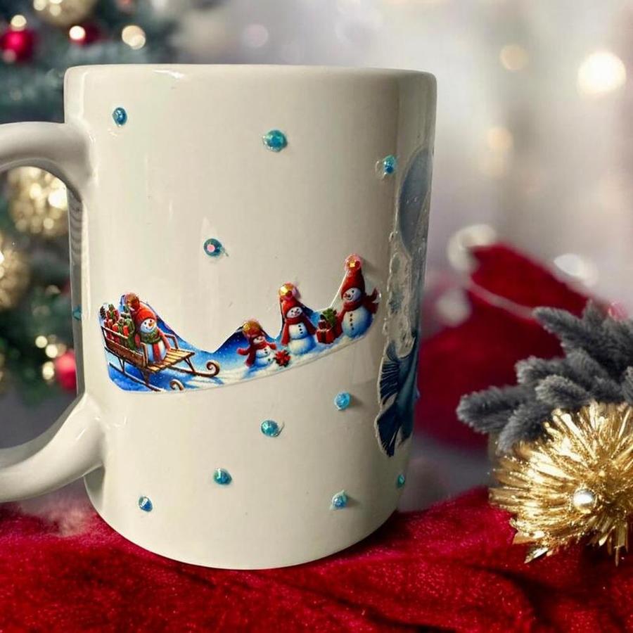 'Snowman Pair' Designed 11 oz. Ceramic Mug