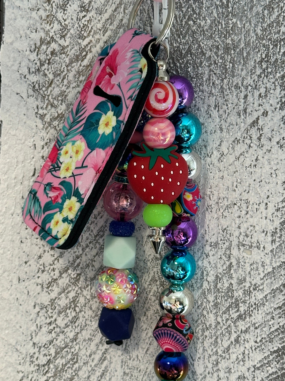 Strawberry Tassel Bag Chain