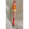 Tangerine Elephant Beaded Pen