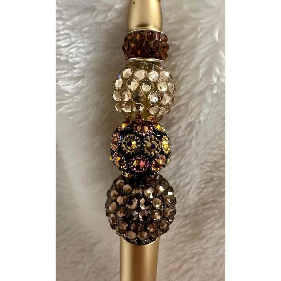 Triple Chocolate Crystal Beaded Pen