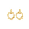 18k Yellow or White Gold Tori Earrings