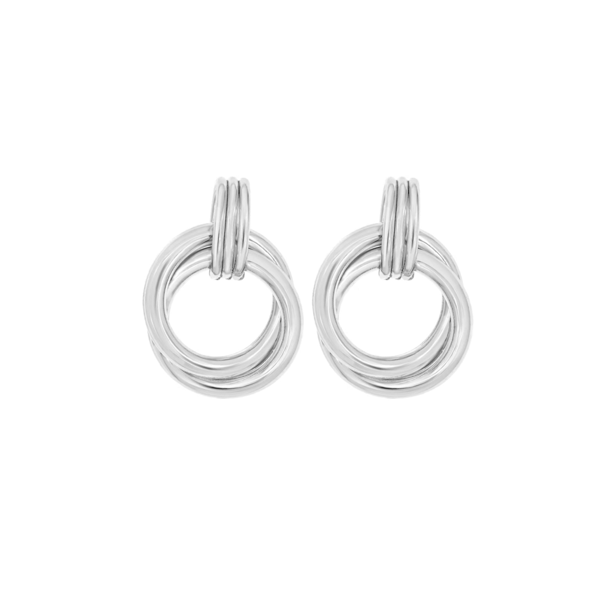 18k Yellow or White Gold Tori Earrings