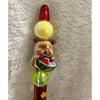 Watermelon Capybara Beaded Pen