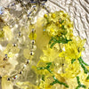 Yellow Brooch Triple Strand Bag Chain