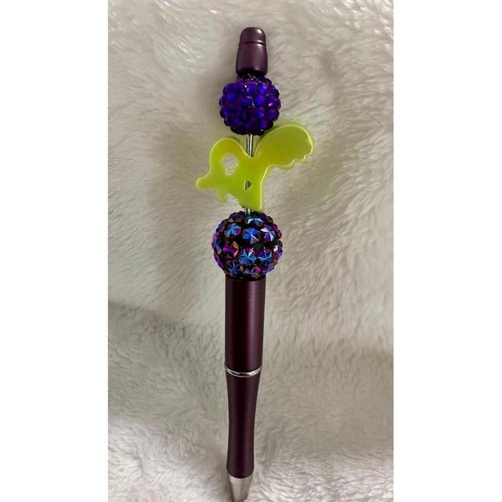 Yellow My Little Pony Beaded Pen