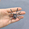 Spider Brooch: White