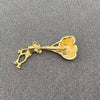 Frog Flies Away with Balloon Enamel Brooch