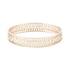 Cut it Out Bangle Golden Bracelet
