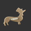Dachshund with Topper Hat Acrylic Brooch