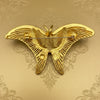 Art Deco Style Gold Plated Butterfly Brooch