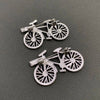 Rhinestone Bicycle Brooch: Red