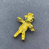 Colorful Golden Scarecrow Brooch