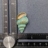 Enamel Conch Brooch