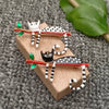 Abstract Enamel Spotted Cat Brooch: White