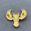 Rhinestone Enamel Owl Brooch