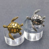 Turtle Brooch: Silver
