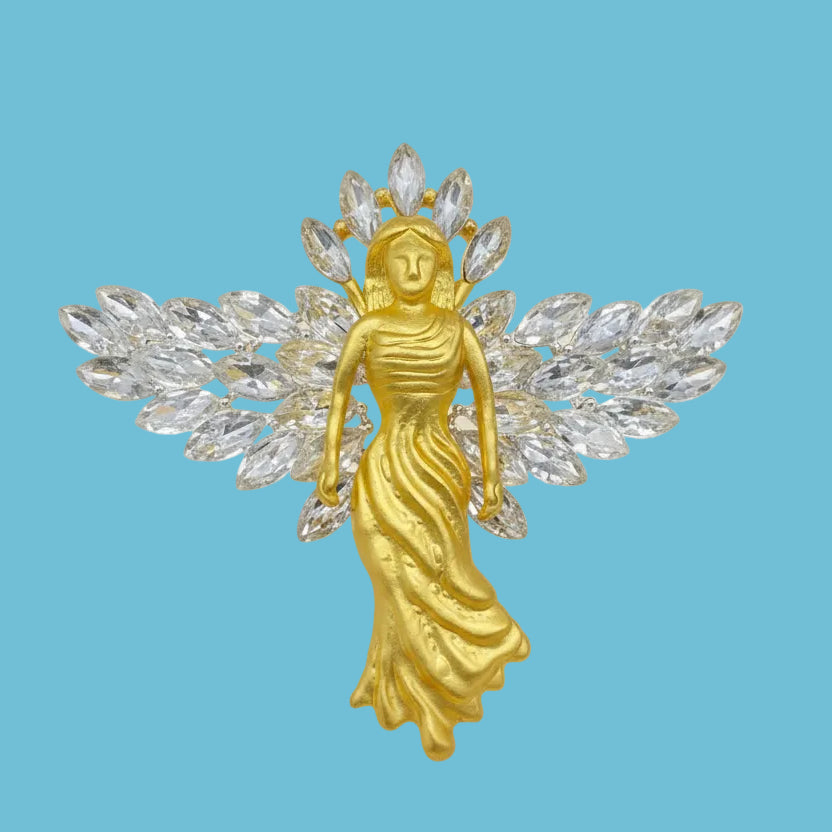 Reproduction Nolan Miller-Inspired Angel Brooch