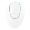 Little Bit Turquoise Golden Bar Necklace