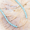 Little Bit Turquoise Golden Bar Necklace